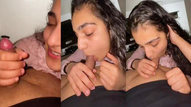 Horny Beautiful Girl Deep Sucking Desi BF Cumshot Clip - Auntymaza