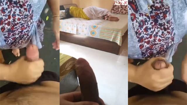 Brother Jerking Behind – His Sleeping Sisters Ass - Auntymaza
