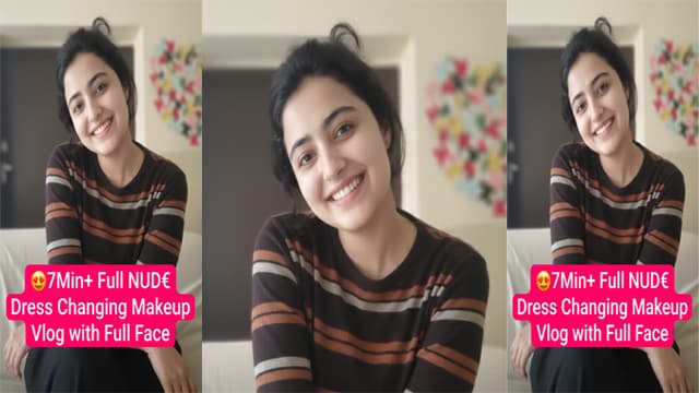 Desi GF Latest Viral Full Nude Dress Changing & Makeup Viral Clip - Auntymaza