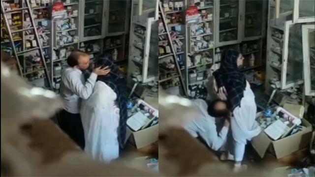 Medical Store Manager Affair Women IP CAM Video - Auntymaza