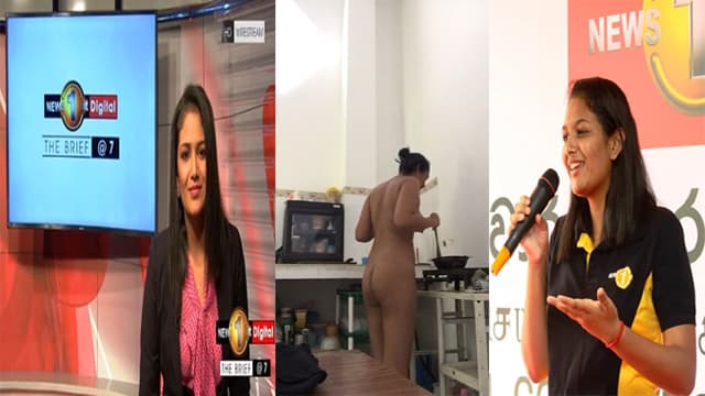 Lankan News Girl – Naked Cooking Hard Clip - Auntymaza