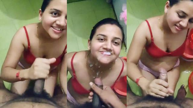 Horny Sexy Desi Cousin Blowjob And Cumshot In Mouth - Auntymaza