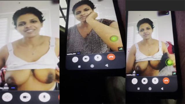 Marathi Teacher Showing On Video Call Talk - Auntymaza