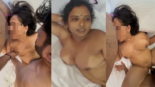Bangalore Hot Wife Blowjob – Threesome Painful Sex Clip - Auntymaza
