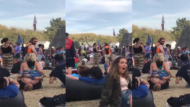 Two Guys Eat A Randis Ass In Public During a Music Festival Viral - Auntymaza