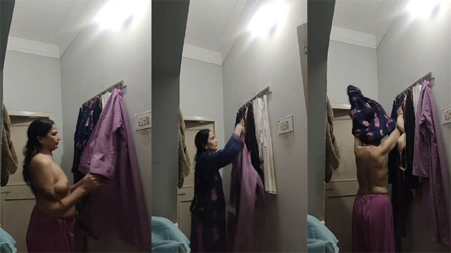 Bhabhi Changing Clothes – Hidden Captured Porn Video - Auntymaza