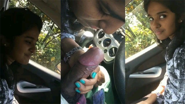 Marathi Dusky Babe Giving Blowjob – Fucked by Boyfriend In Car - Auntymaza