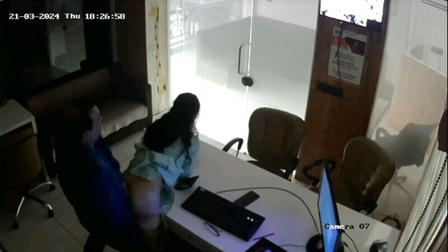 Indian Secretary Fucked by – Manager in Office CCTV Cam – chiggywiggy Viral Clip - Auntymaza