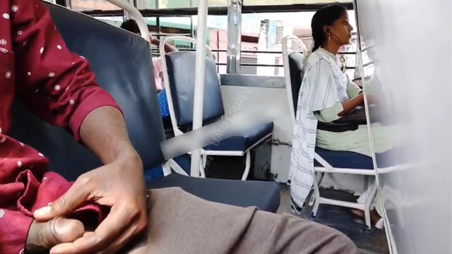 Daring Horny Guy – Flash Dick Inside Public Bus Porn Video - Auntymaza