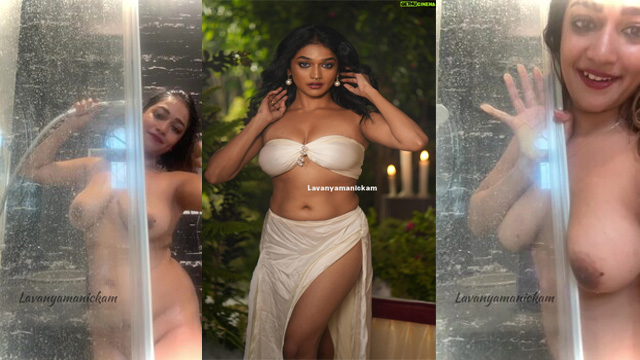 Lavanya Manickam Hot Bath Solo Show ~ App Content - Auntymaza