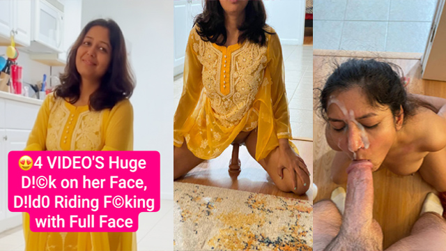 Desi Wife Dildo Ride – Huge Dick Face Creampie Clip - Auntymaza Desi Wife Dildo Ride – Huge Dick Face Creampie Clip - Auntymaza