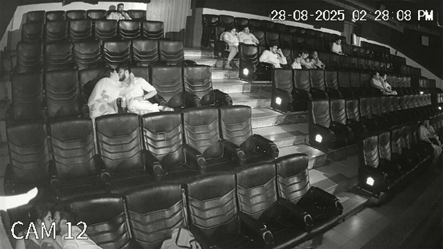 South Cinema Hall CCTV Cam – Blowjob Viral - Auntymaza