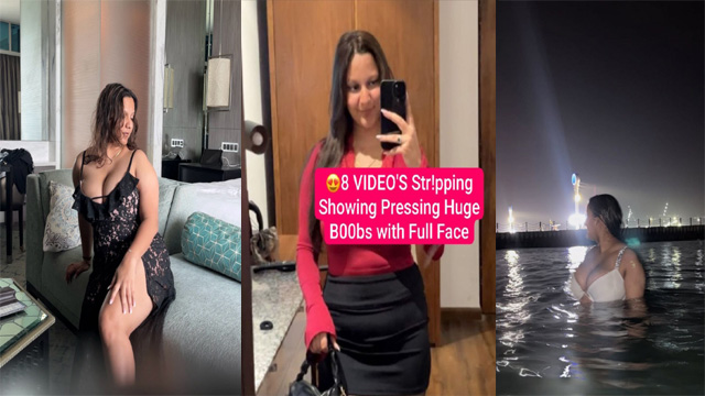 Famous Insta Viral Model – Showing Pressing Huge Boobs - Auntymaza