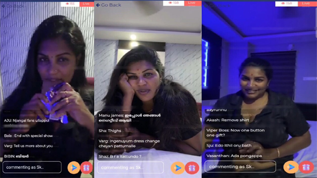 Mallu Makeup Artist Reshma – Premium Live Chat Update - Auntymaza